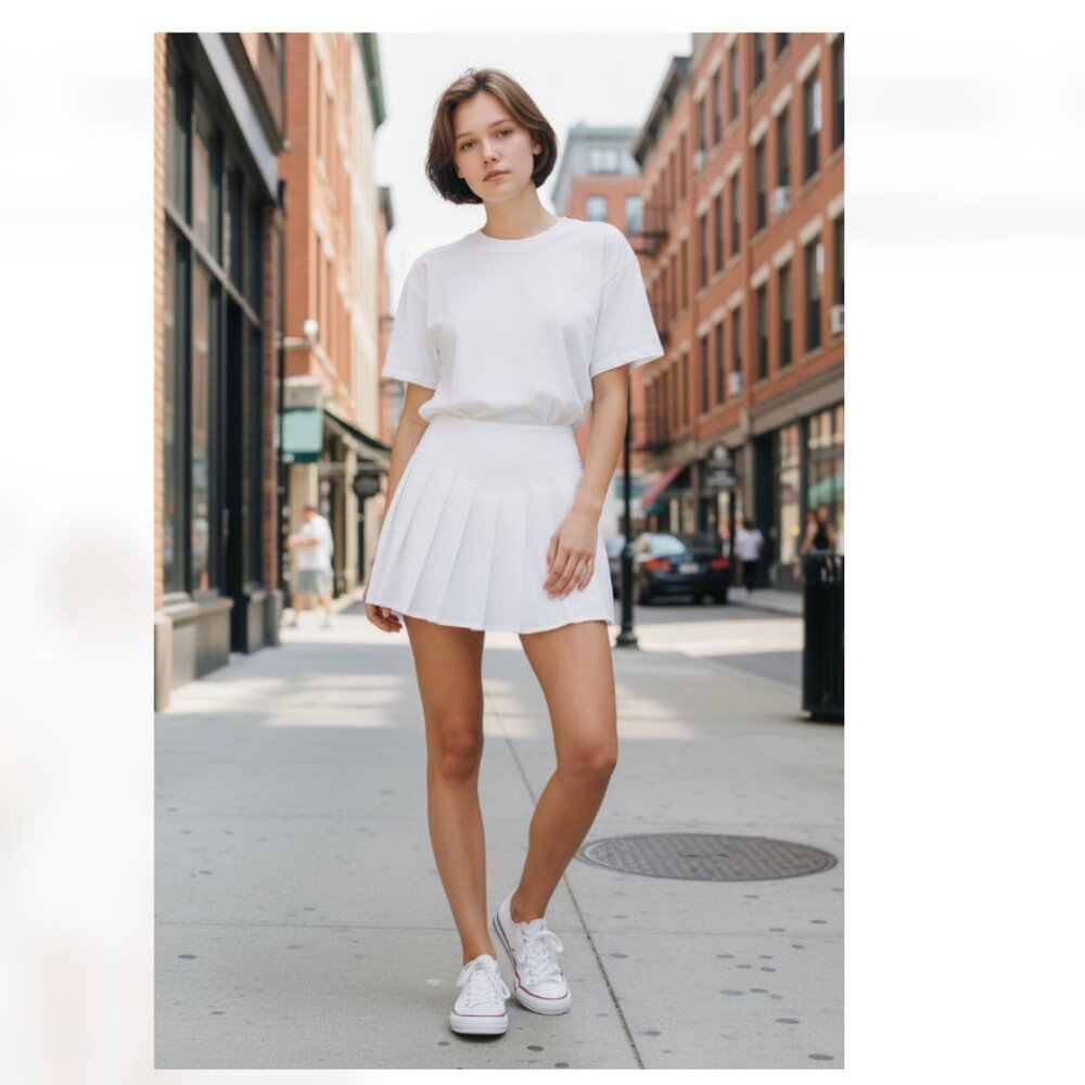 NWOT Free People x FP Movement Swing Of Things Skort White Small